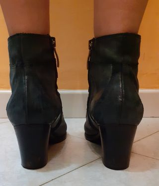 Stivaletti in pelle grigia n 35 SUGAR AND COCOA