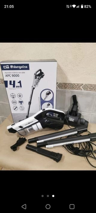 Aspirador Orbegozo con cable