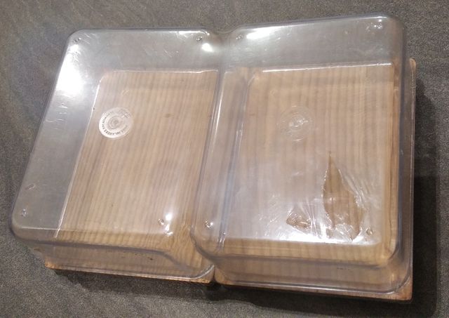 2 contenitori zucchero e caffè in LEGNO