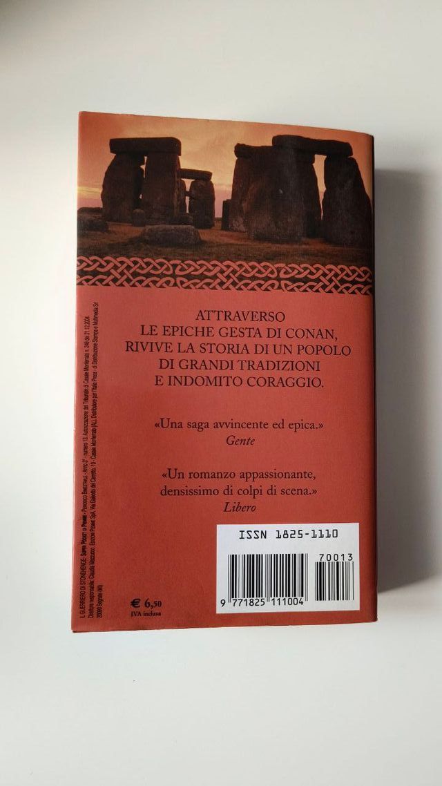Libro "Il guerriero di Stonehenge"di Mauro Raccasi