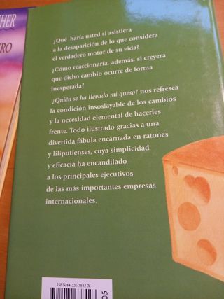 Quien se ha llevado mi queso como adaptarse a un mundo en un constante cambio