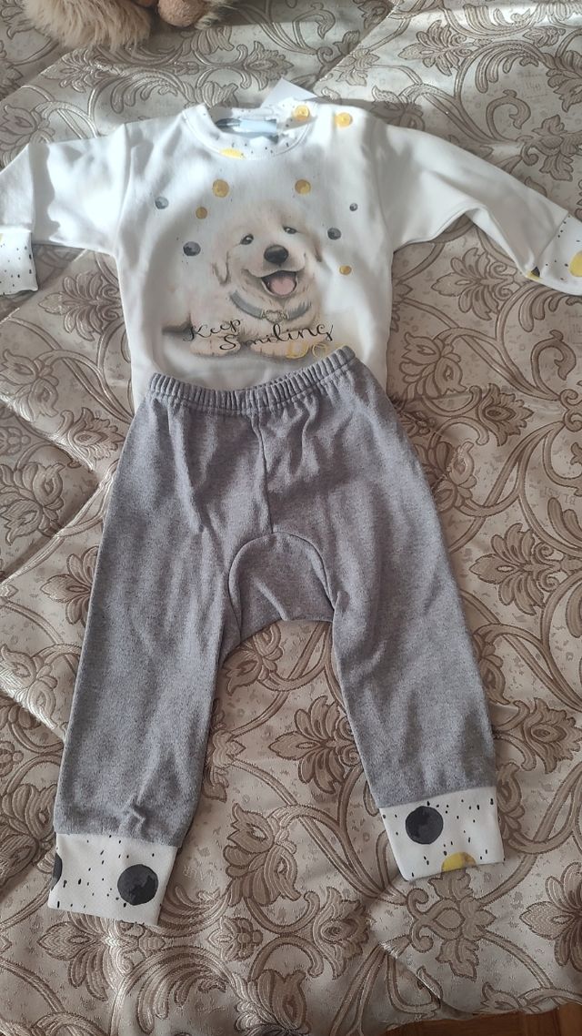 Pigiama neonata 2 pezzi Gary