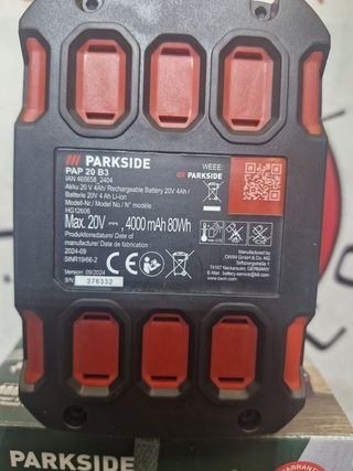 BATERIA PARKSIDE 20V 4AH PRECINTADA 