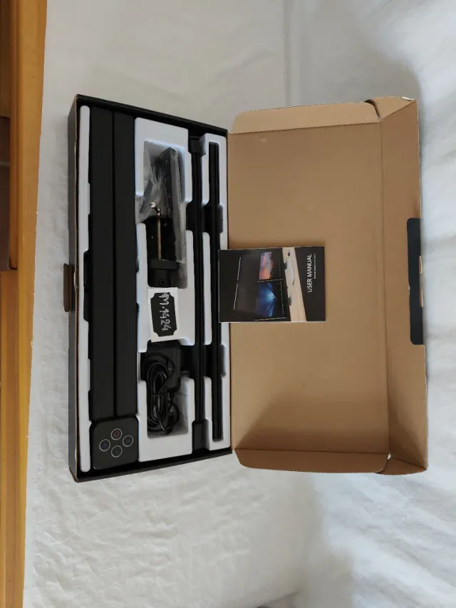 LAMPARA LED ESCRITORIO DOBLE CABEZAL -  REMOTO