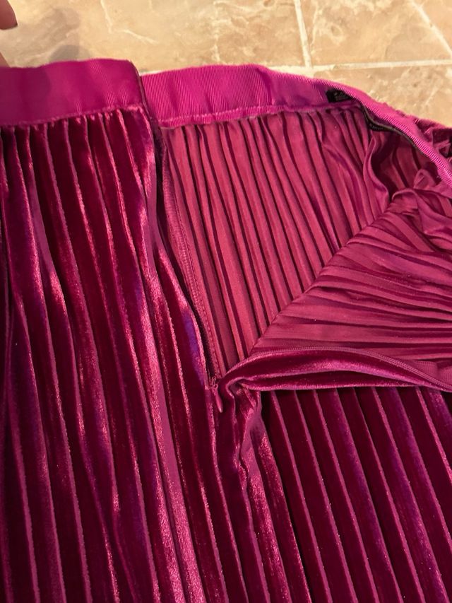 Falda larga plisada XS/34 mujer/niña