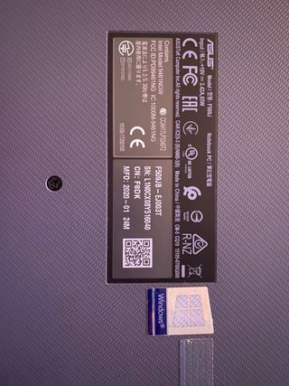 Portatil ASUS F509JB EJ003T gris perfecto estado