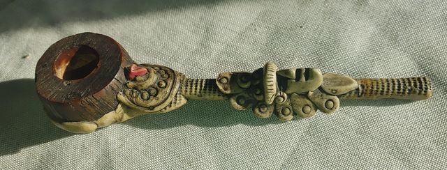 Decoracion figura resina coco Maya