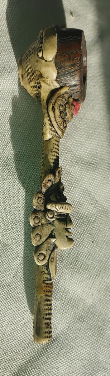 Decoracion figura resina coco Maya