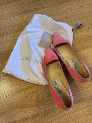 Zapatos rosas de Jimmy Choo