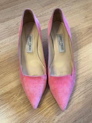 Zapatos rosas de Jimmy Choo