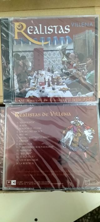 75 CD de Música realista nuevos