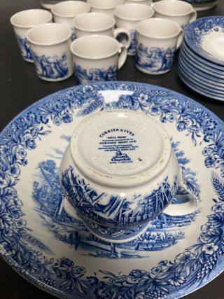 Juego de cafe y sopera vajilla Churchill