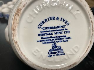 Juego de cafe y sopera vajilla Churchill