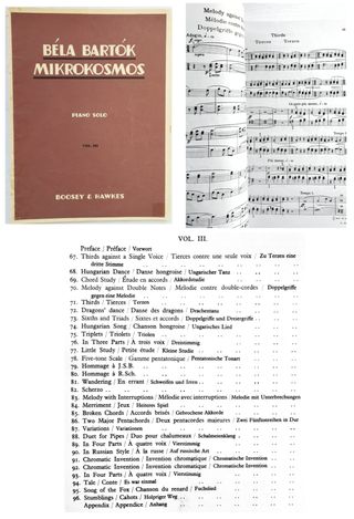 Béla Bartók - PIANO