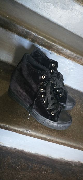 Scarpa velluto donna