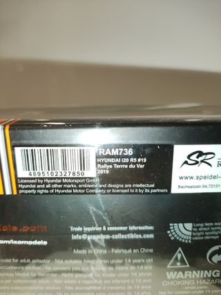 Loeb,1:43, Hyundai I20 R5,Ixo,Ram736