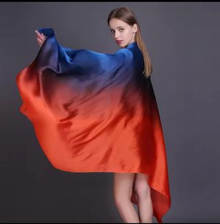 Pañuelo seda degradado