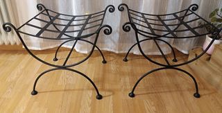  Banquetas de forja