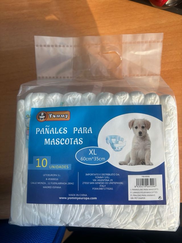 Pañales mascota