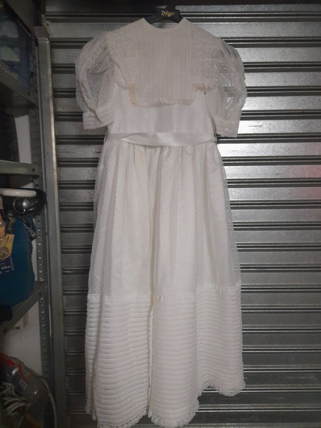 Vestido comunión antiguo