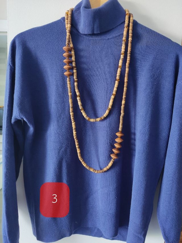 Collar bisutería 3 unidades o lote