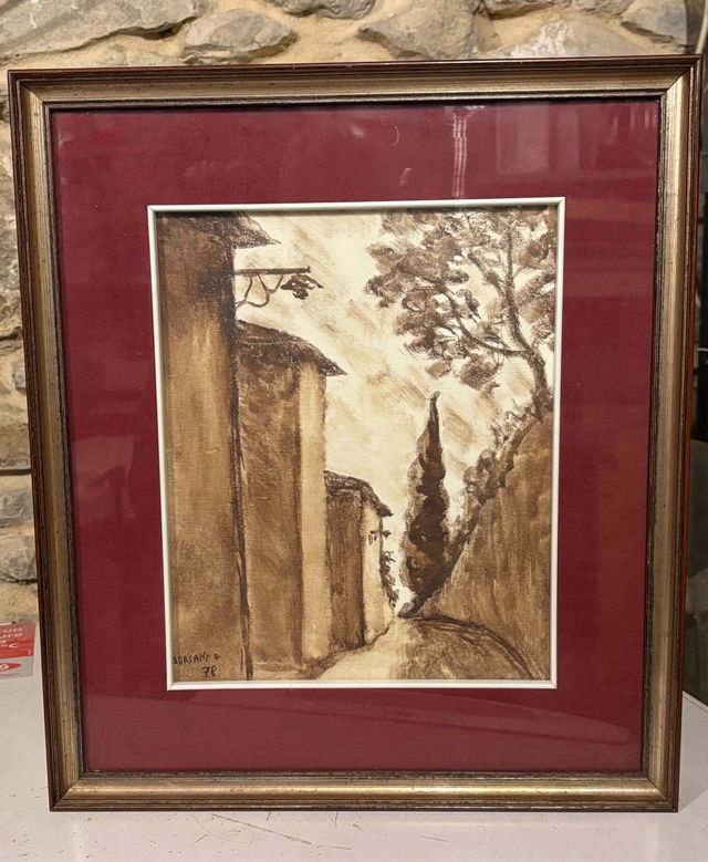 Quadro vintage XX secolo Giulio Soriani