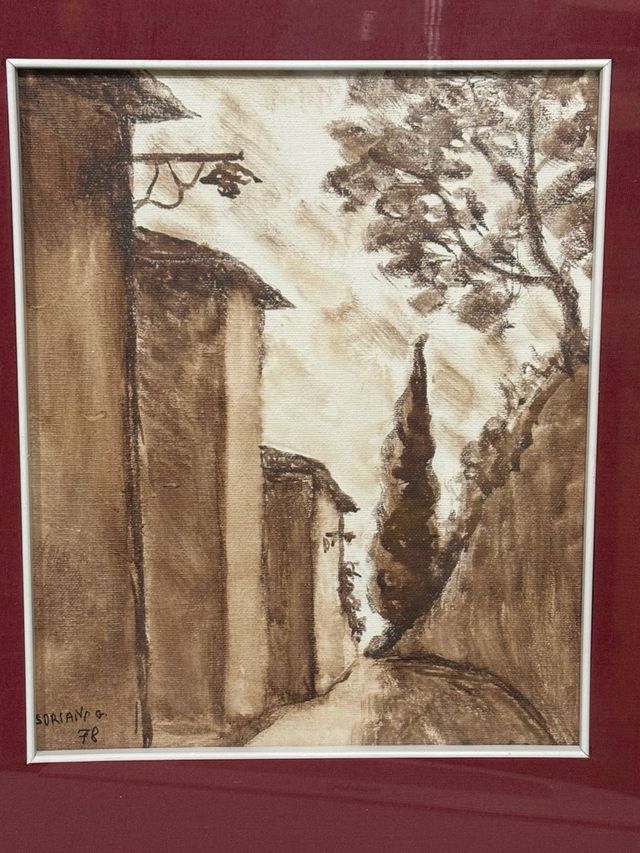 Quadro vintage XX secolo Giulio Soriani