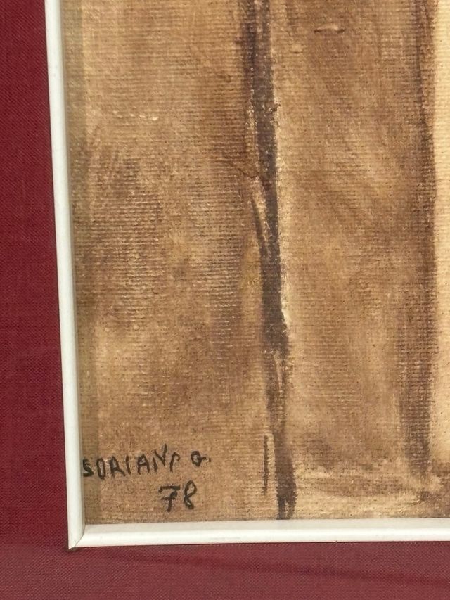 Quadro vintage XX secolo Giulio Soriani