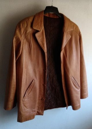 Chaquetón de piel, auténtico. 