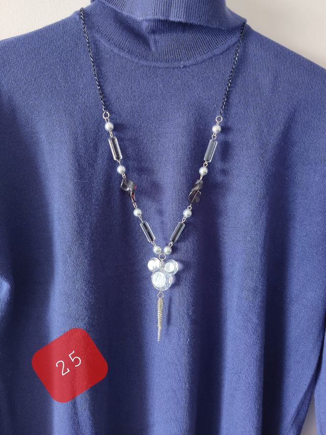 3 Collares bisutería 5 euros, unidades, lotes...