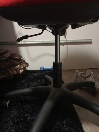 Silla escritorio roja