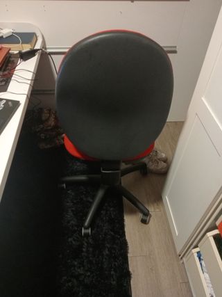 Silla escritorio roja