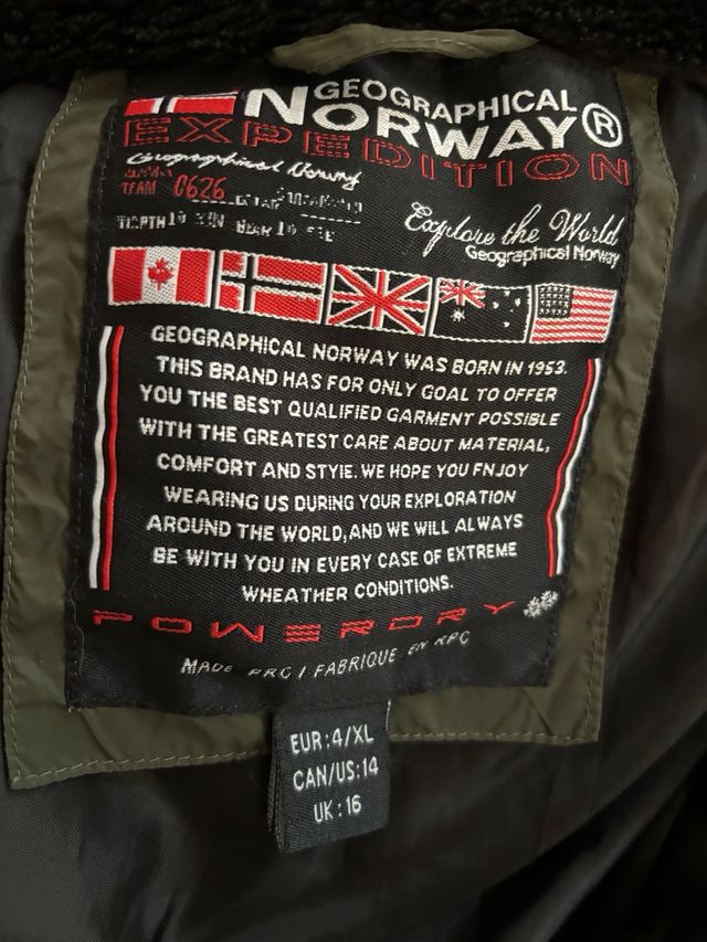 Abrigo mujer Geographical Norway nuevo