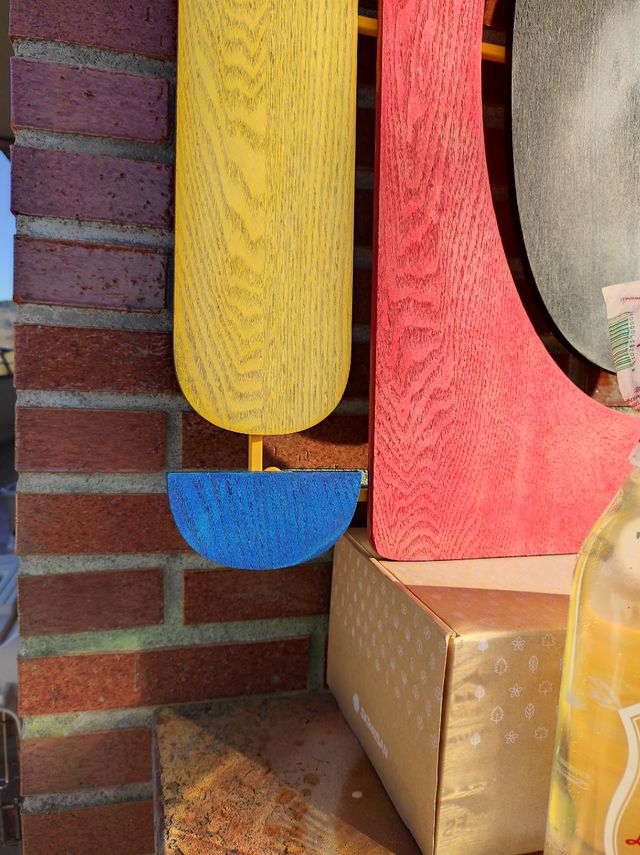 Arte pared 🧱 madera