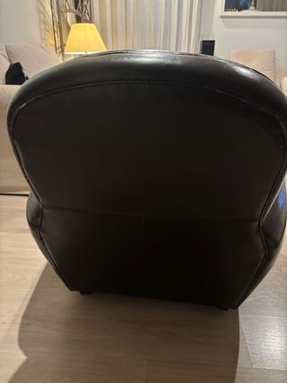 Sillon oxford viejo piel marron