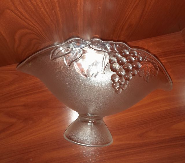 Frutero de cristal