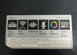 Portátil Acer Aspire 5 A515-51G-73QQ