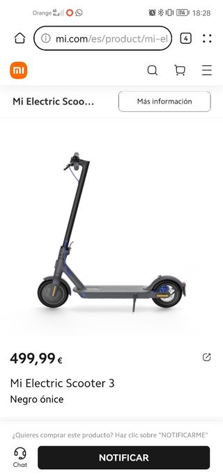 Patinete xiaomi electric scooter 3