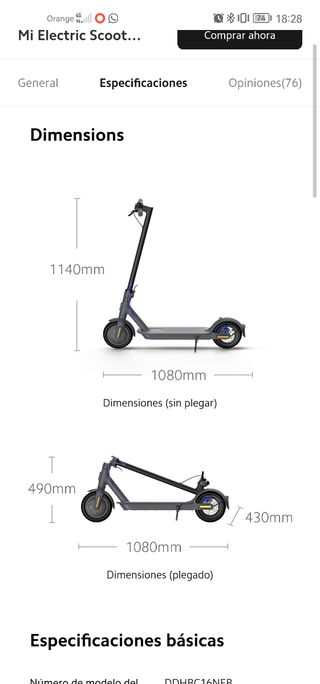 Patinete xiaomi electric scooter 3