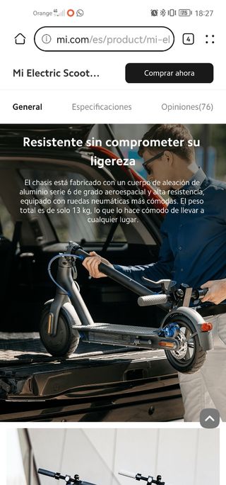 Patinete xiaomi electric scooter 3