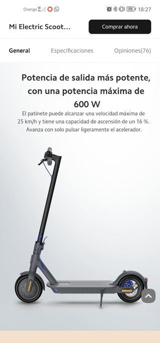 Patinete xiaomi electric scooter 3