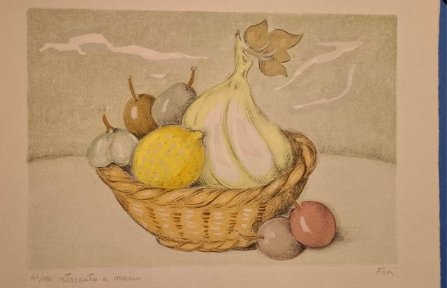 Litografia Felicita Frai Ritoccata Mano