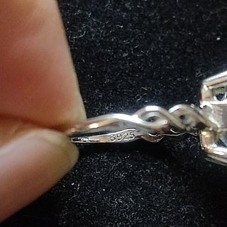 anillo de plata moissanita 5.0ct