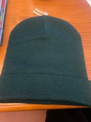Gorro de lana verde