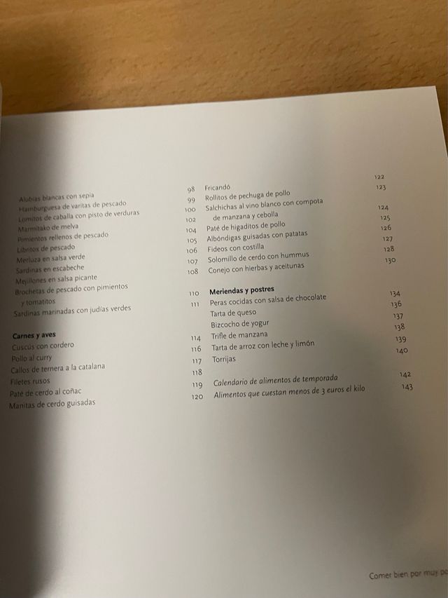 Comer bien por muy poco