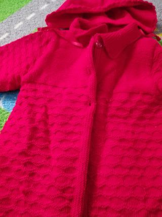Abrigo niña punto