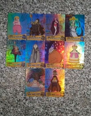 Set 10 carte One piece saga isola cake