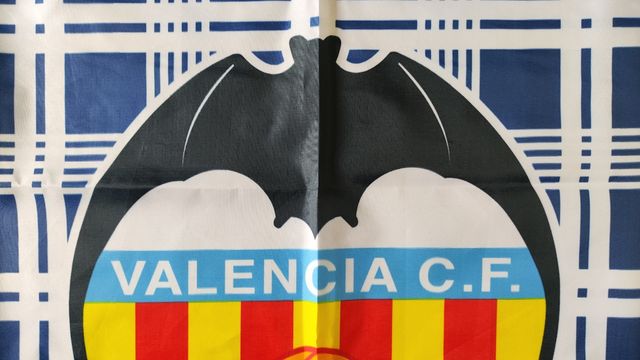 Bandera del Valencia CF (edición Fallas)