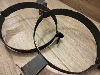 2 soportes para tubo de chimenea