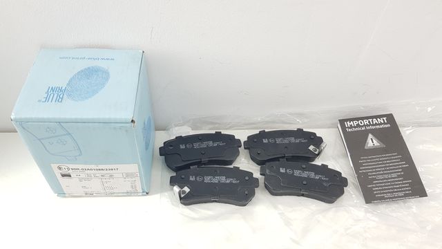 Juego de Pastillas de Freno, Blue Print ADG04282